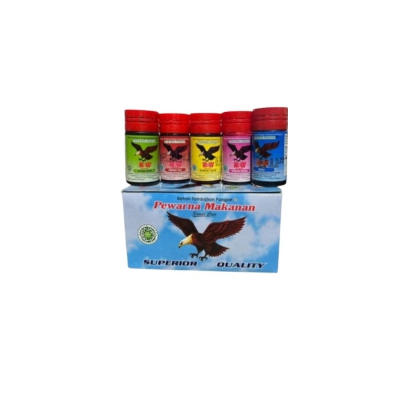 

pewarna makanan minuman kue rajawali R&W RW 12,5 ml