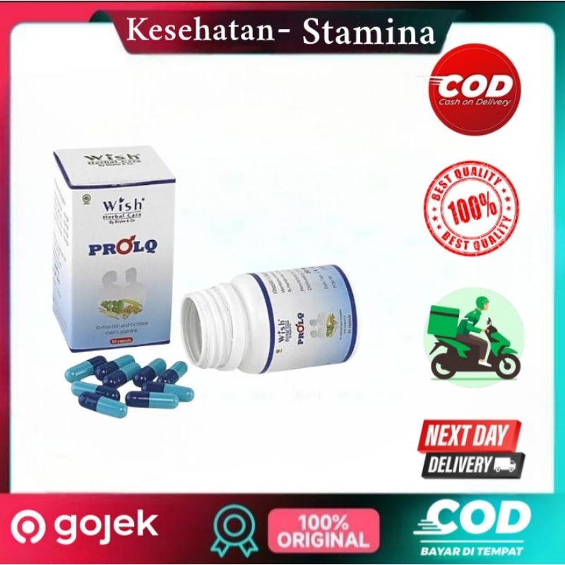 WISH PROLQ KESEHATAN PRIA ASLI ORIGINAL - 1 BOX