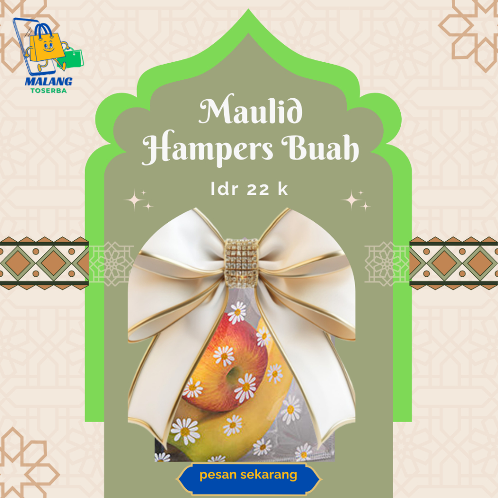 

[KIRIM INSTAN] Mini Hampers Buah Untuk Maulid