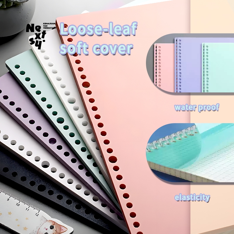 

[READY] Nextsy Cover Sampul Loose Leaf DIY Bahan Mika Tebal Buram Untuk Binder Ukuran B5 A5