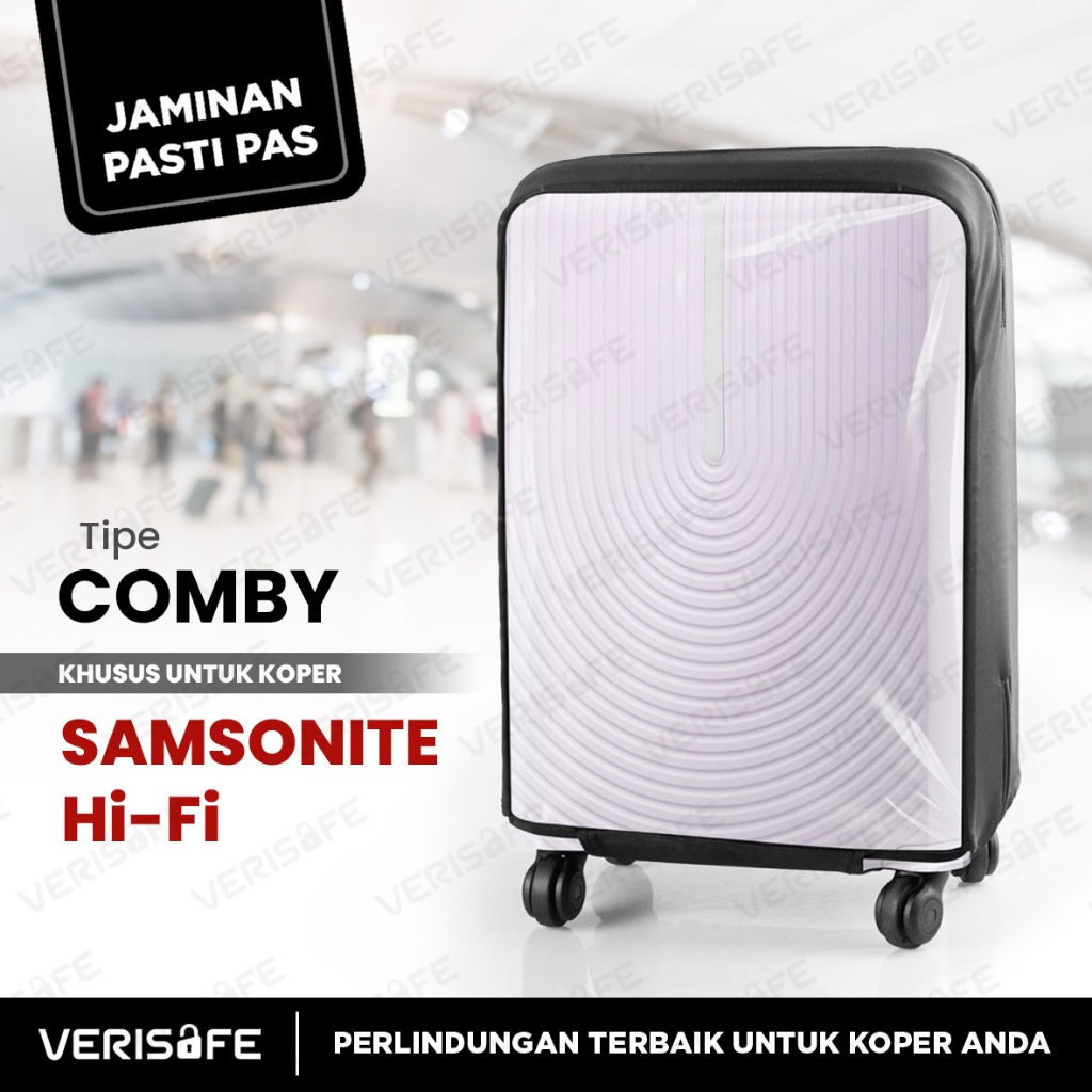 VERISAFE Sarung Koper Kombinasi for Samsonite Hi Fi - Cover Koper Kabin Anti Gores dan Paling Aman