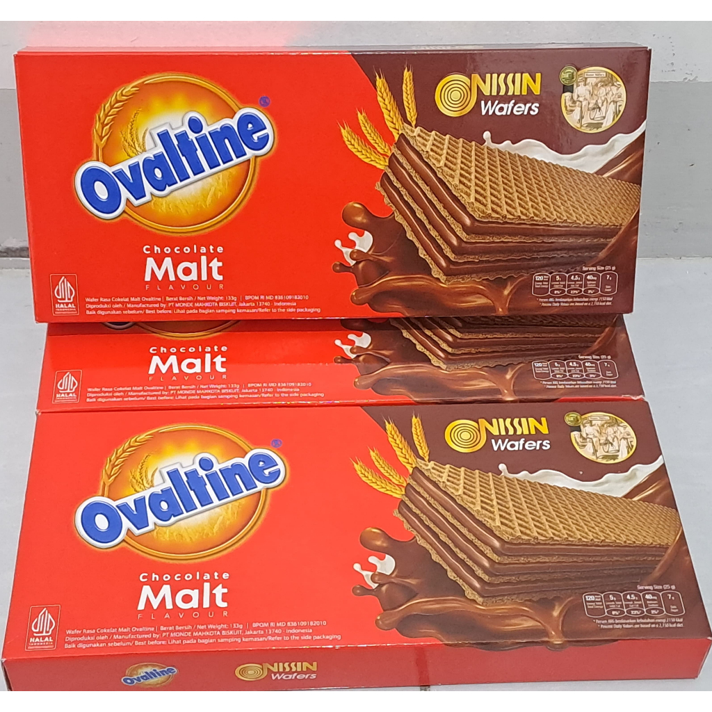 

NISSIN WAFER OVALTIME CHOCOLATE MALT 133 GRAM