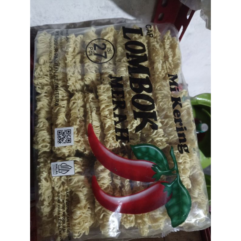 

MIE CAP LOMBOK 1 PACK, HARGA GROSIR/1 BAL