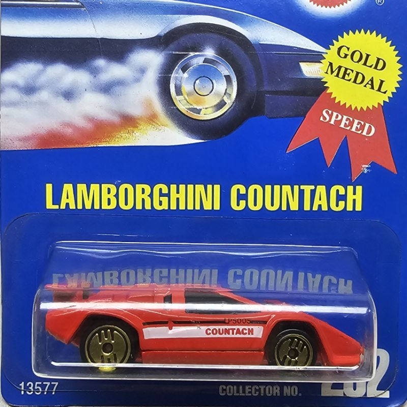 Hot wheels gold medal Lamborghini countach edisi thn 1992