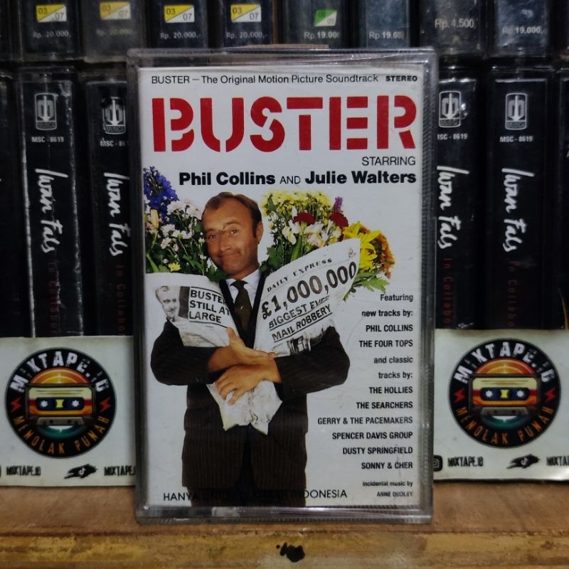 Kaset Pita - Buster - The Original Motion Picture Soundtrack - Phil Collins And Julie Walters - Radi