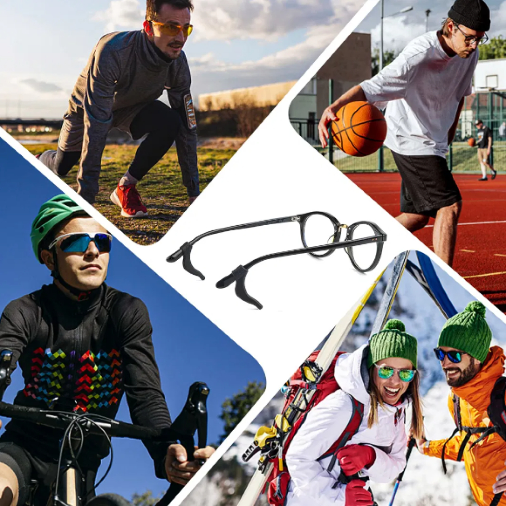 Pengait Kacamata Silikon / Anti Slip Kacamata Silikon / Pengait kacamata