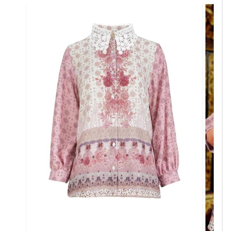 BENANG JARUM X DIAN PELANGI BENANG PELANGI RADEN AYU SHIRT ROSEWATER