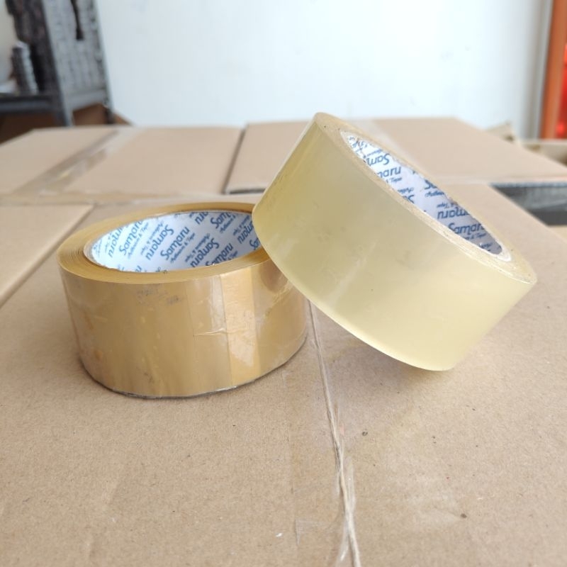 

(1 Pcs) Lakban Bening Coklat 2inch 45mm x 90 Yard