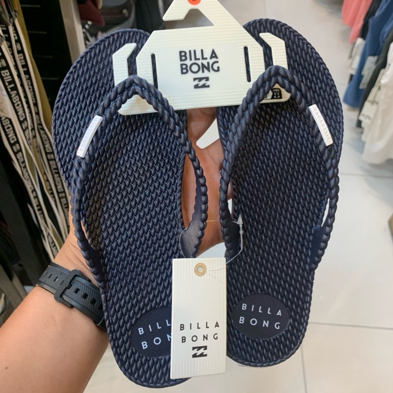 Sandal Wanita Billabong Original Kick Back Thong Black Satin New