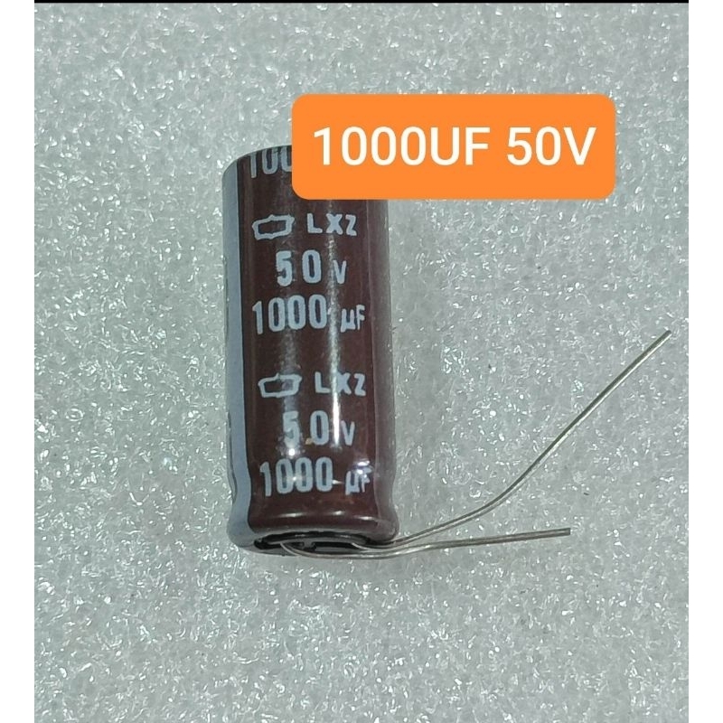1BUAH ELCO 1000UF 50V ELKO 1000 UF 50 VOLT 50VOLT