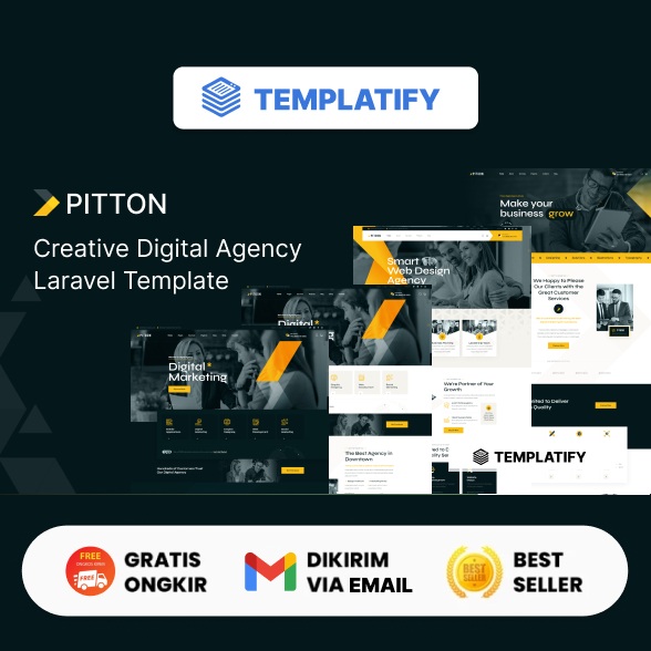 Pitoon – Laravel 11 - Creative Digital Agency Template Other Agency Website