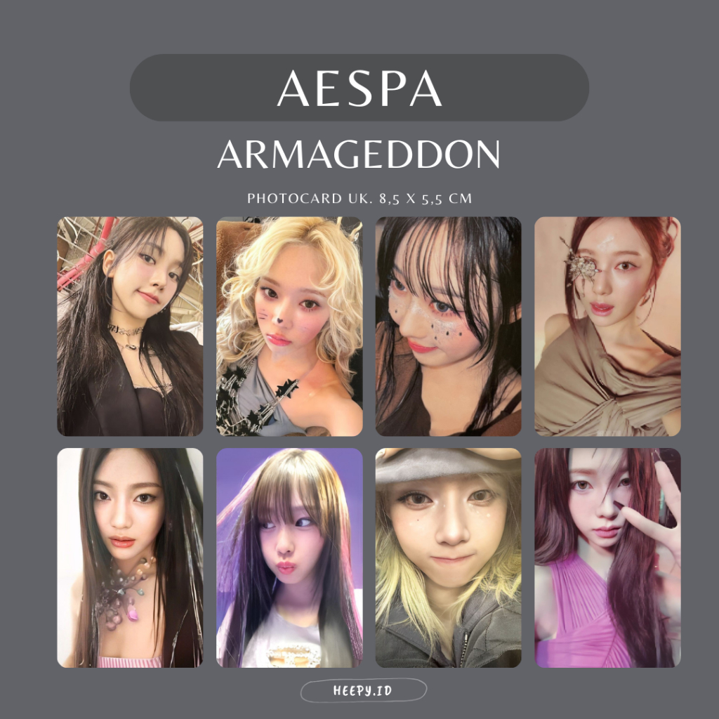 [AE] UNOFFICIAL PHOTOCARD AESPA ARMAGEDDON