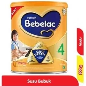 

BEBELAC 4 GROGREAT+ SUSU BUBUK FORMULA PERTUMBUHAN ANAK MADU 800 GRAM