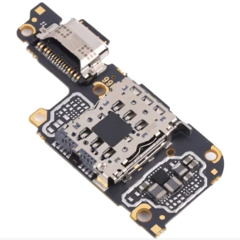 Flexible Papan Charger Mic Simcard Vivo X60 Pro 5G Orignall