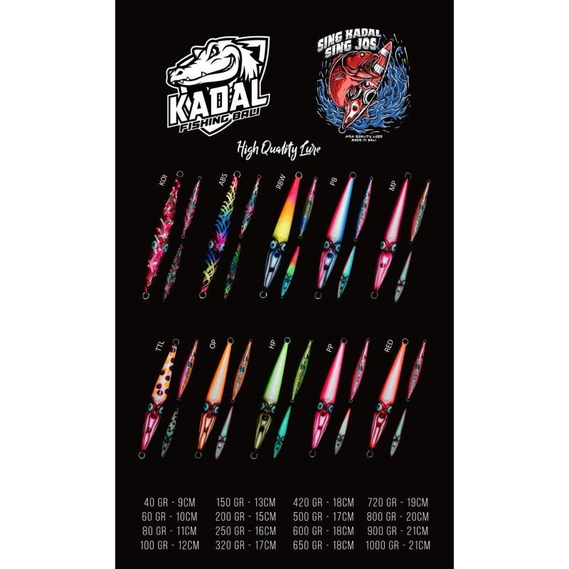 UMPAN PANCING JIGGING / KADAL JIG 600 GRAM