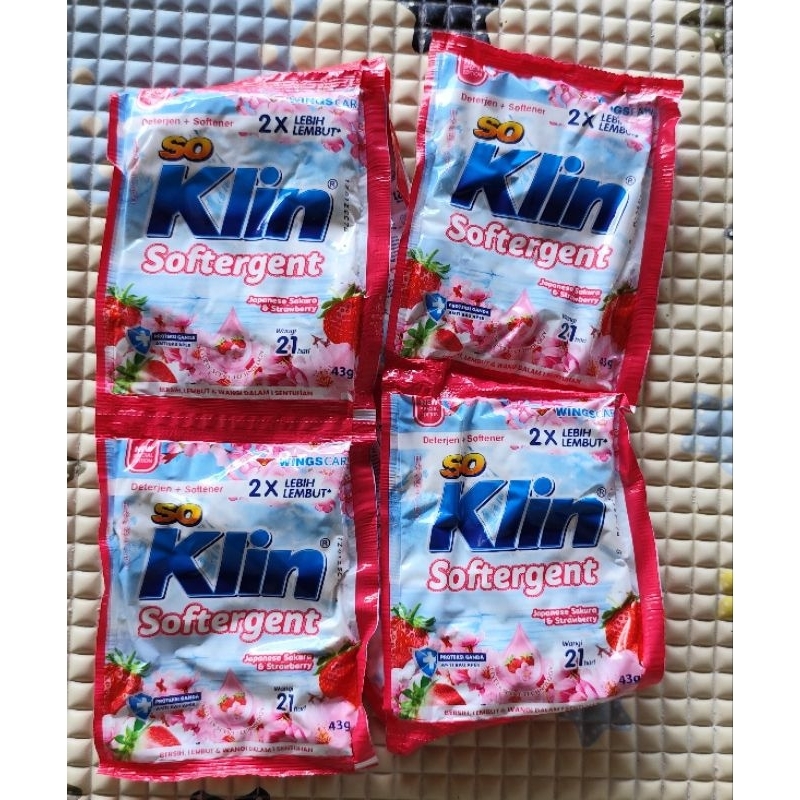 Soklin Softergent Bubuk Renceng 1000/pcs