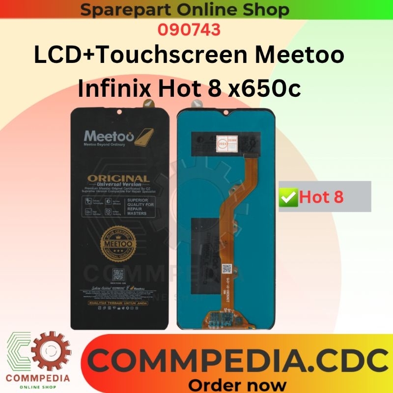 LCD+Ts Infinix x650c Hot 8