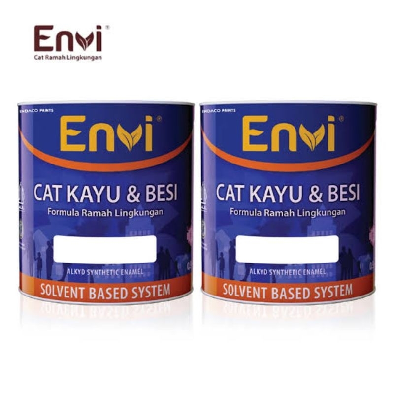 ENVI Cat Minyak Kayu dan Besi Warna Ungu Violet | 0.9 Liter