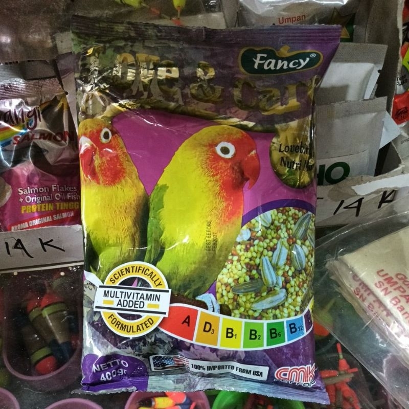 FANCY LOVEBIRD CARE MILED CAMPUR MAKANAN BURUNG LOVEBIRD