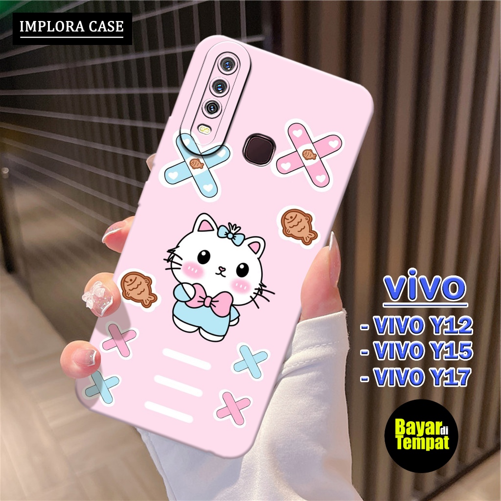 Case Vivo Y12 / Y15 / Y17 Motif Kartun IMPLORA CASE Casing Vivo Y12 / Y15 / Y17 Softcase Hp Vivo Y12