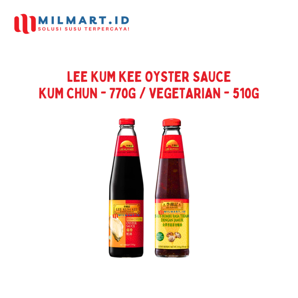 

LEE KUM KEE OYSTER SAUCE SAUS TIRAM KAM CHUN/GOLDEN VEGETARIAN JAMUR MUSHROOM