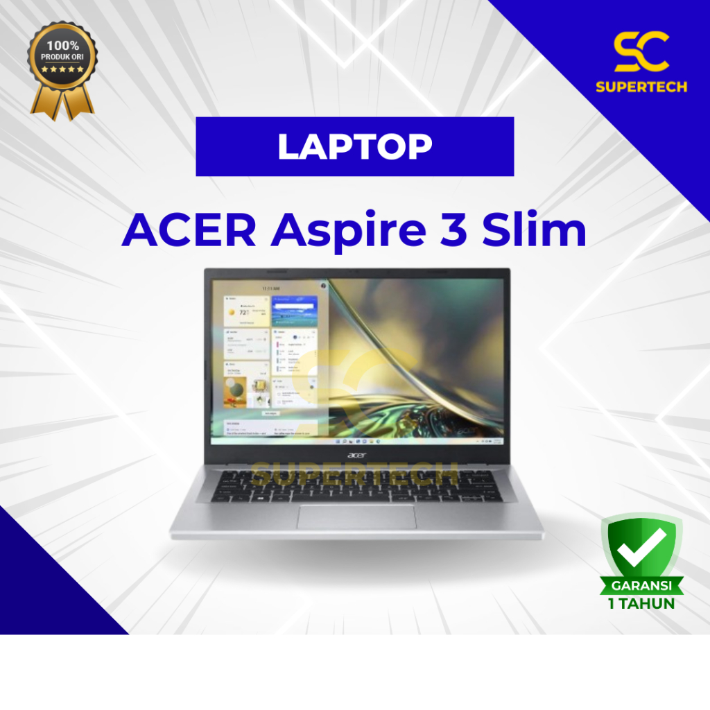 ACER Aspire 3 Slim CORE I3-N305 8GB 512GB 14" HD
