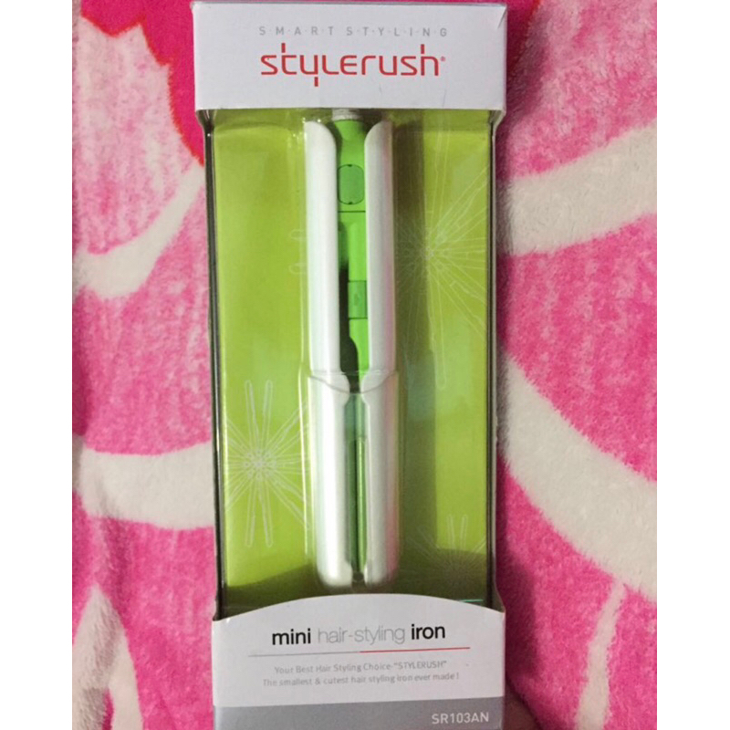 Stylerush smart styling mini hair styling iron - catok rambut mini hijau