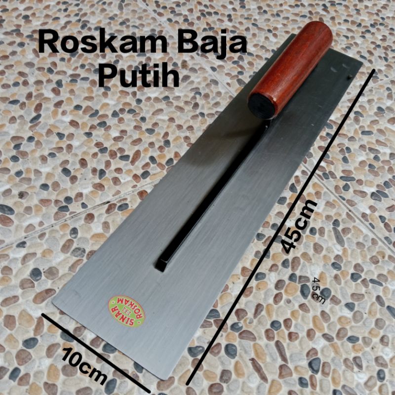 roskam tembok perata semen acian GALUR 45cm ROSKAM BAJA PUTIH