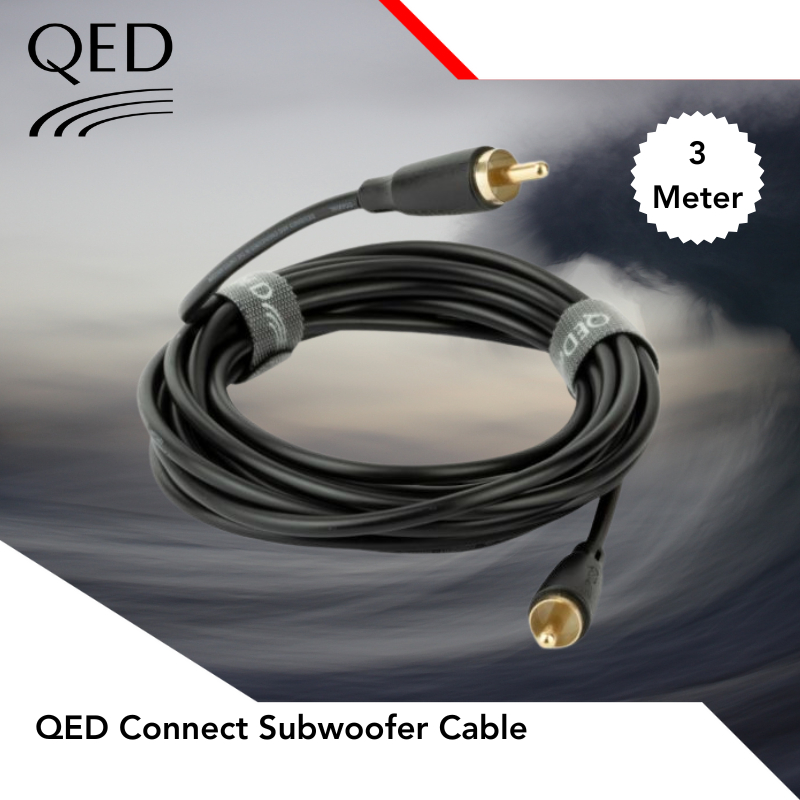 Kabel Subwoofer QED CONNECT Subwoofer Cable 3 meter