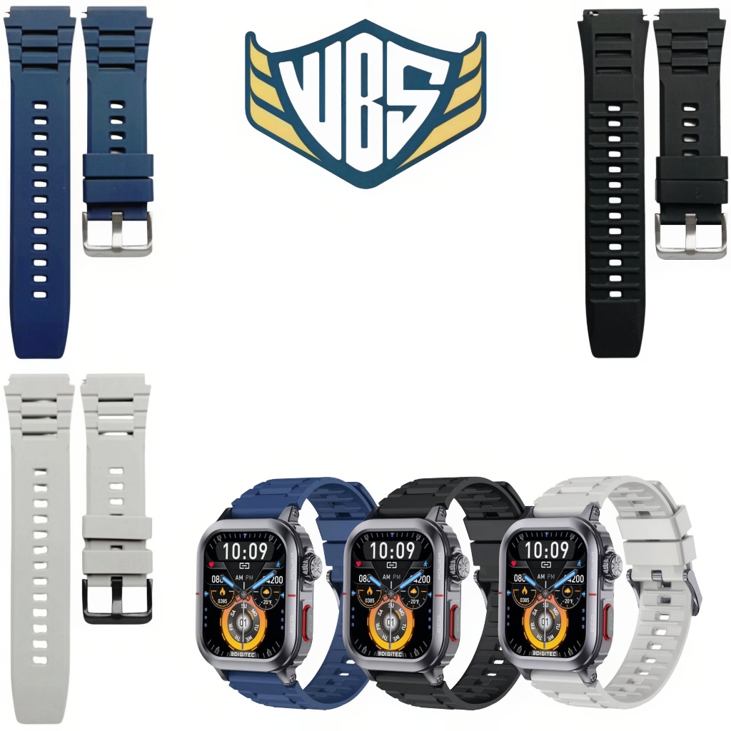 Tali Jam Tangan Digitec Smartwatch Strap Rubber Digitec Forfit