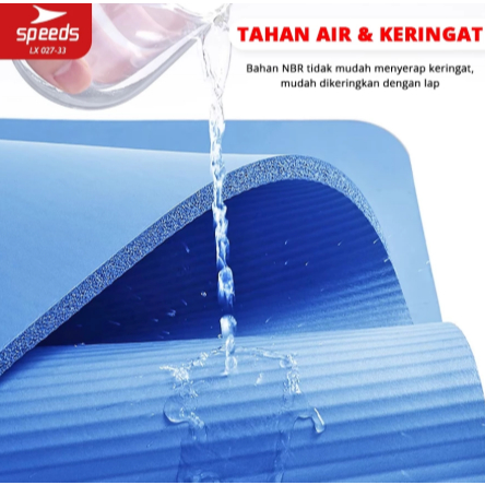 BEST SELLER SPEEDS YOGA MAT 196X115X10MM 20-30MM MATRAS YOGA BESAR ANTI SLIP TEBAL PREMIUM ELASTIS