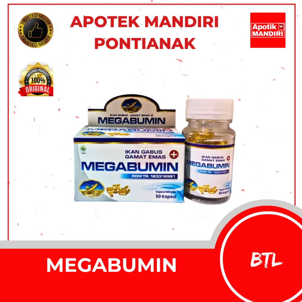 MEGABUMIN - Kapsul Ikan Gabus