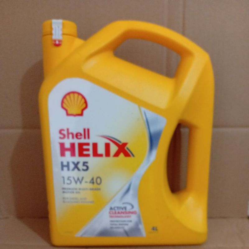 Oli shell Hx5 4Liter oli mesin Hx5 4L Oli Pelumas mesin Shel Hx5 4Liter Oli Galon Shel Hx5 4liter