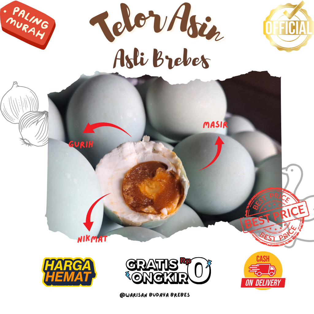 

TELOR ASIN REBUS & BAKAR GURIH MASIR ASLI BREBES TERMURAH!