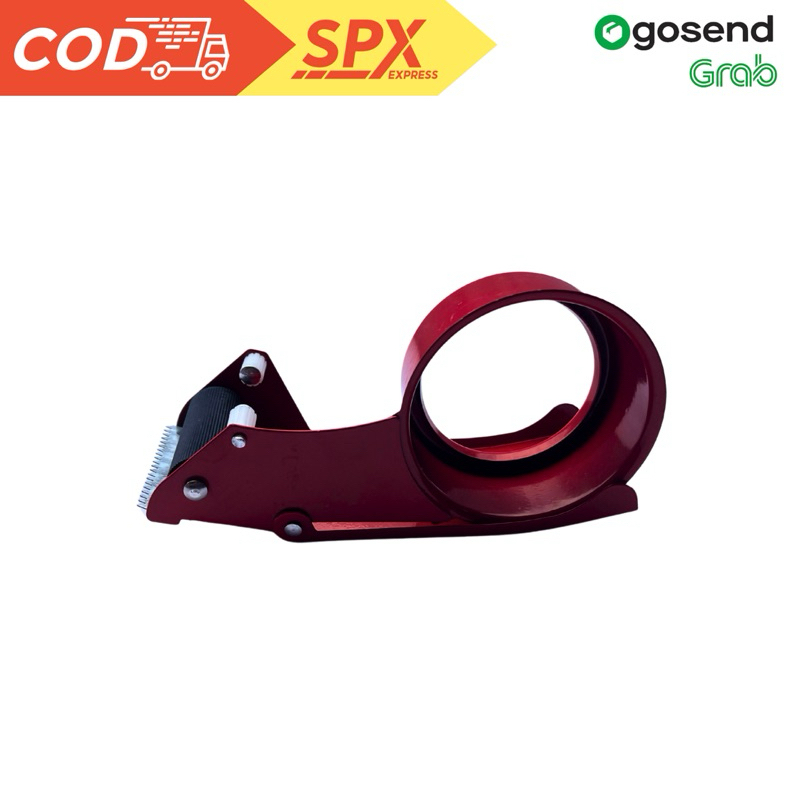 

PROMO OBRAL TERMURAH!!! Wadah Lakban Besi High Quality Warna Merah | Dispenser Tape | Pemotong Lakban Besi | Wadah Lakban Packaging Besi