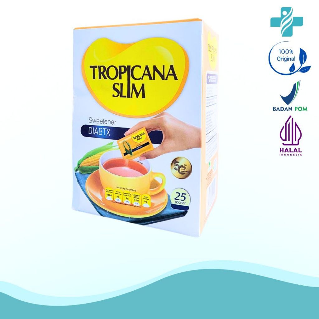 

Sweetener tropicana DIABTX isi 25 sachet