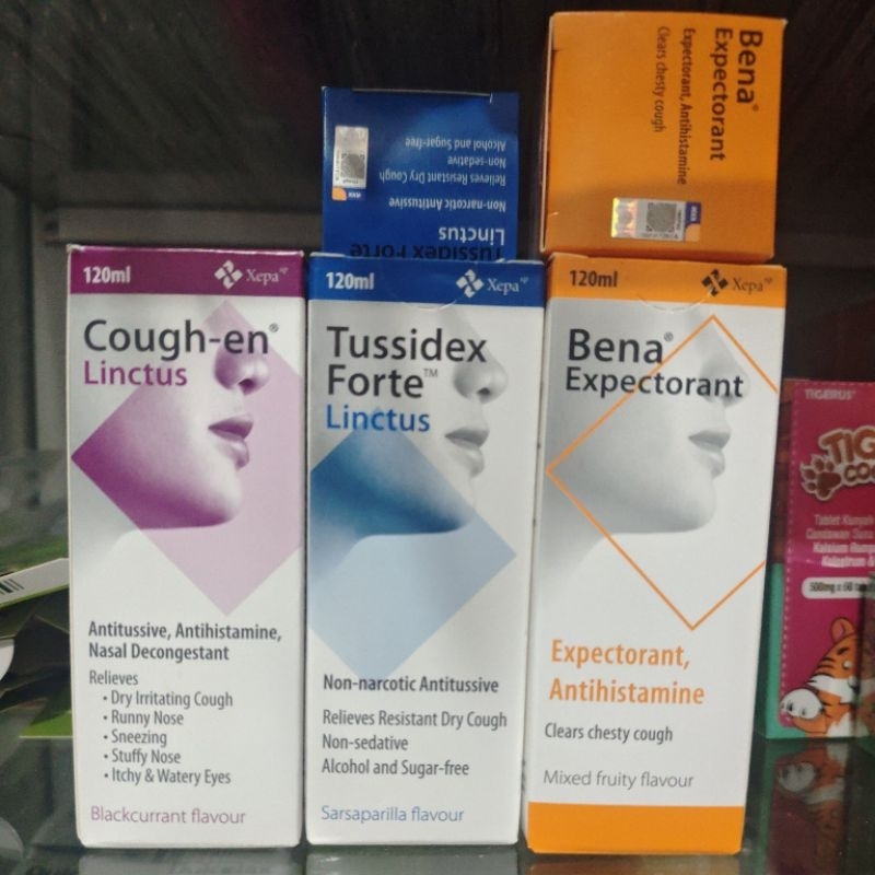 BENA EXPECTORANT 120ML / Tussidex/ cough en batuk dahak dan pilek anak dan dewasa