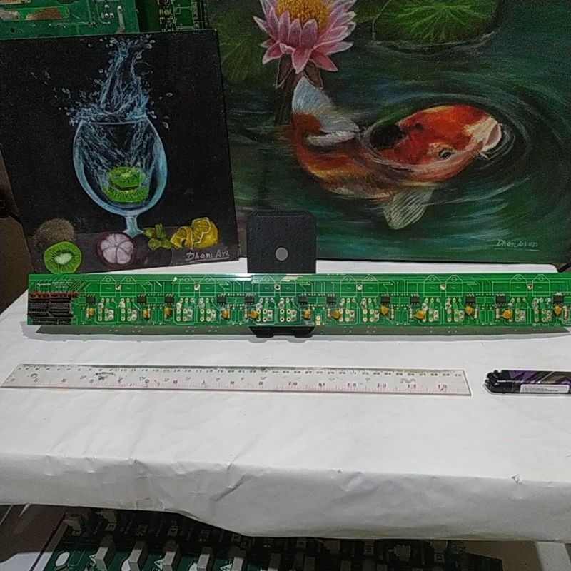 PCB 14 ic cucuk jalur mikron bolak balik