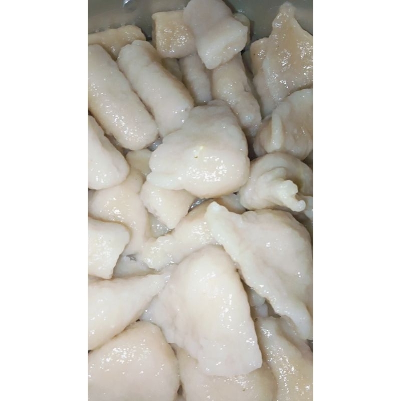 

pempek telur kecil/lenjer kecil ikan tenggiri asli palembang