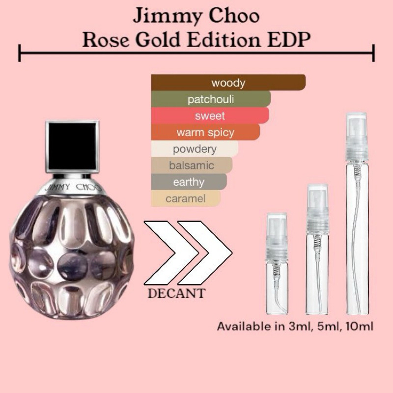 Decant Parfum Jimmy Choo Rose Gold Edition EDP - Parfum
