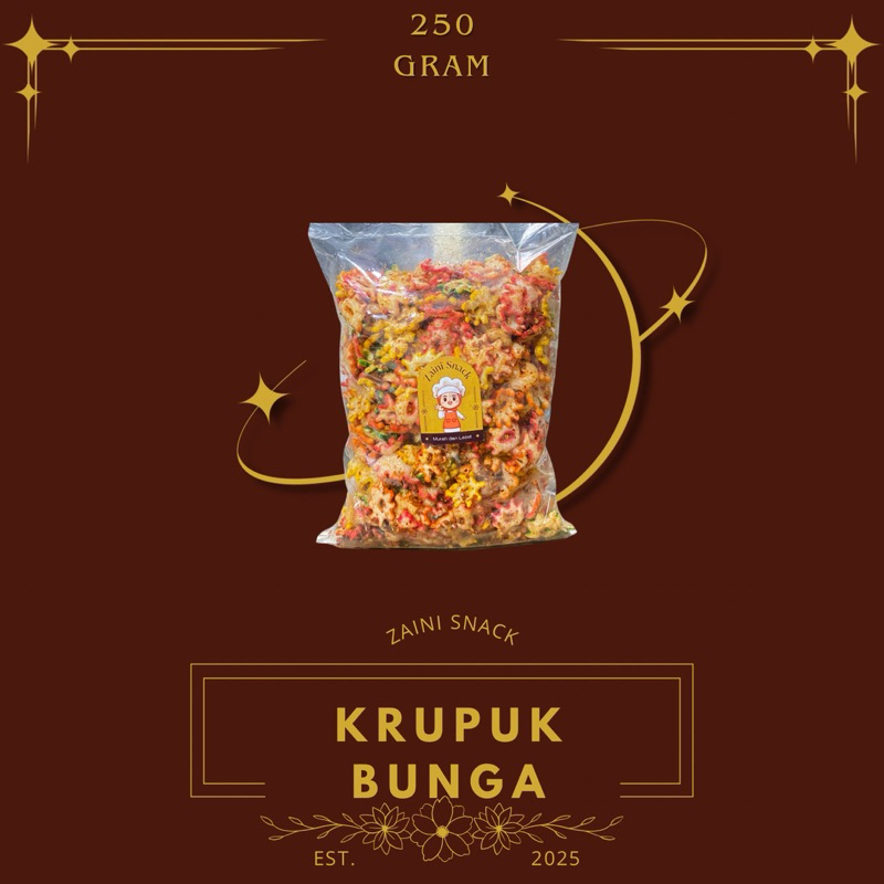 

kerupuk bunga 250 gram