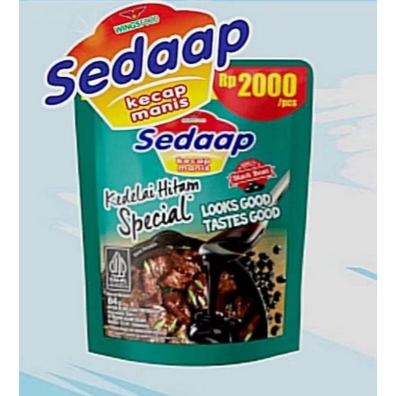 SEDAAP KECAP MANIS 77 GRAM / KECAP SEDAAP 2.000 / KECAP SEDAAP SPECIAL KEDELAI HITAM