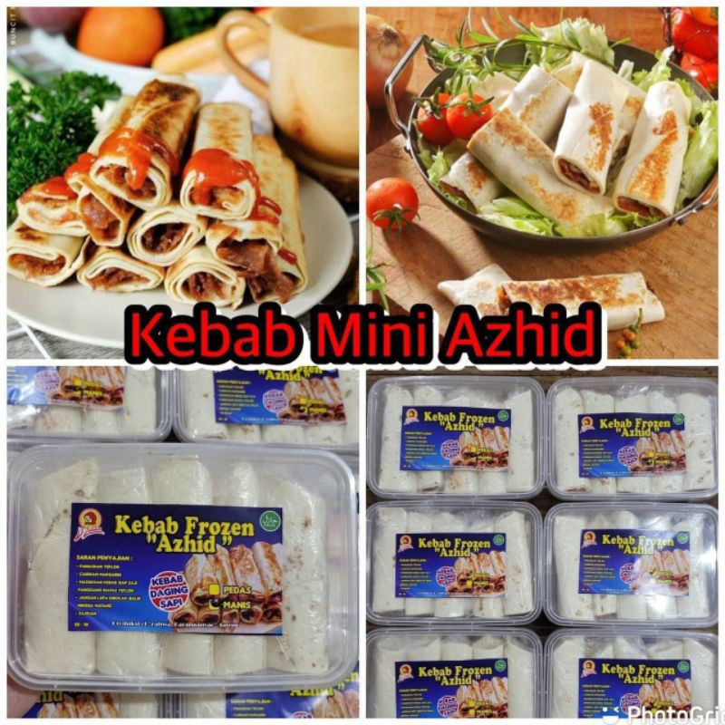 

KEBAB MINI KEBAB FROZZEN KEMASAN ISI 10BIJI