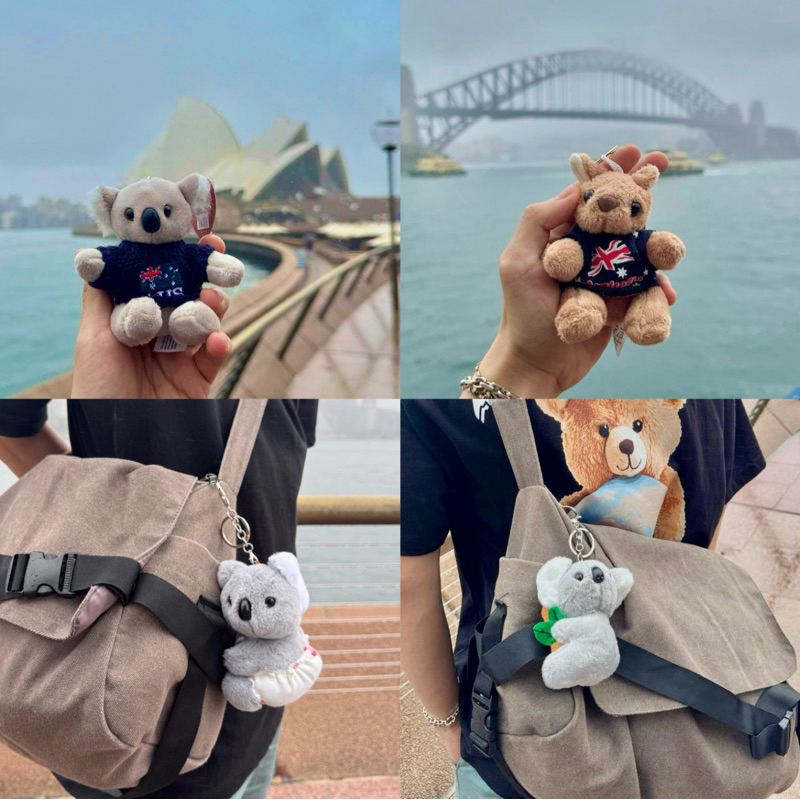 Koala Bag Charm Aussie / gantungan tas / keychain / koala kanguru