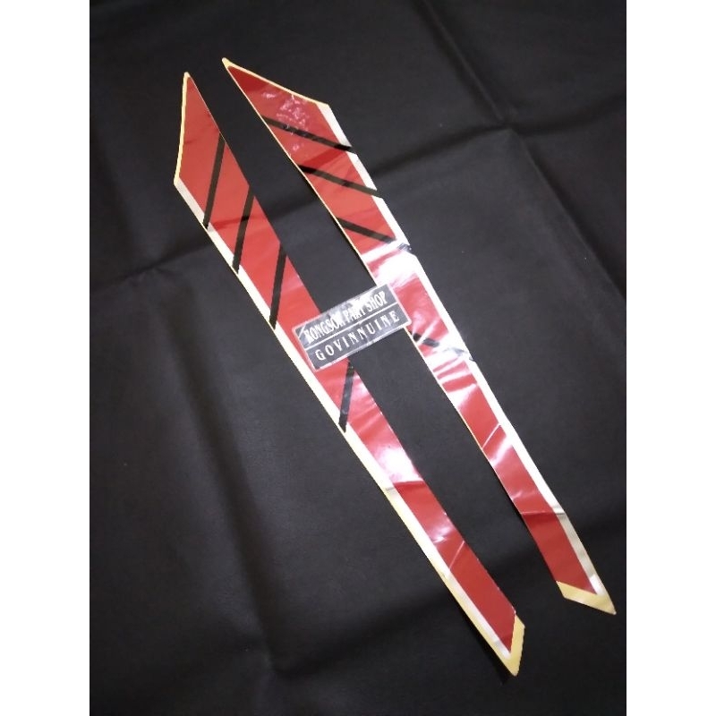 striping stiker sticker body belakang kanan kiri yamaha alfa alva stok lama nos