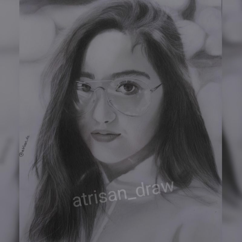 

Lukisan sketsa wajah realis hitam putih hadiah ulang tahun/pernikahan/wisuda satu wajah