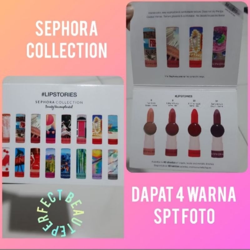 Sephora Collection Lipstories Lipstick- 4 pc