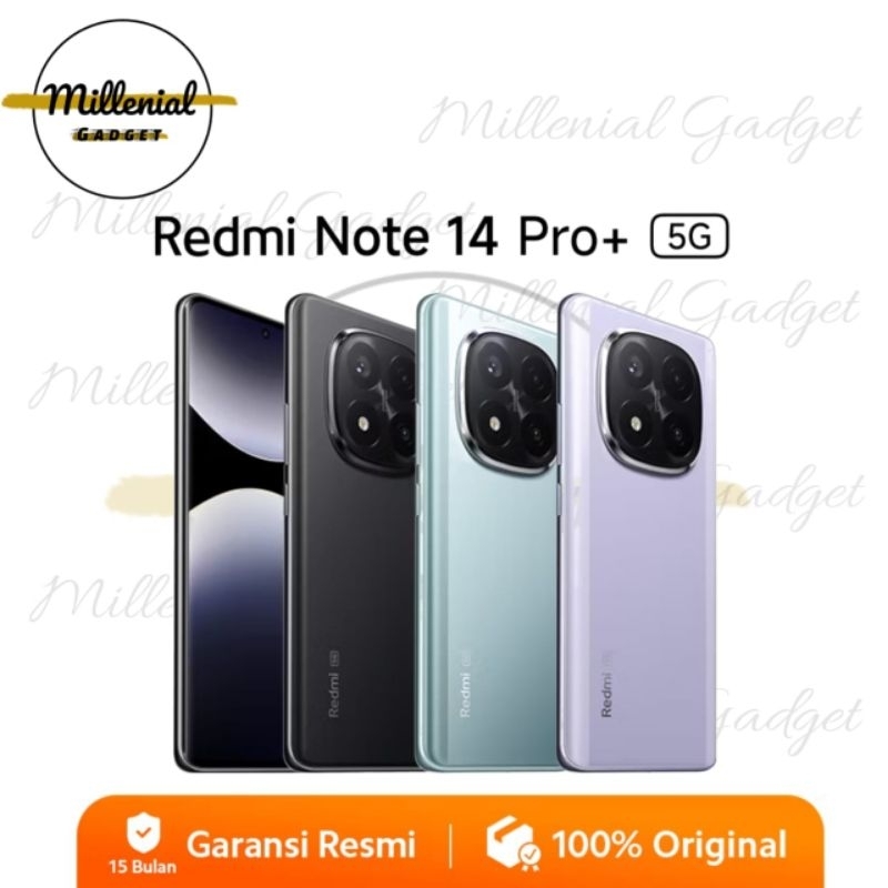 XIAOMI REDMI NOTE 14 PRO+ 5G RAM 8/256GB ORIGINAL GARANSI RESMI XIAOMI TAM INDONESIA