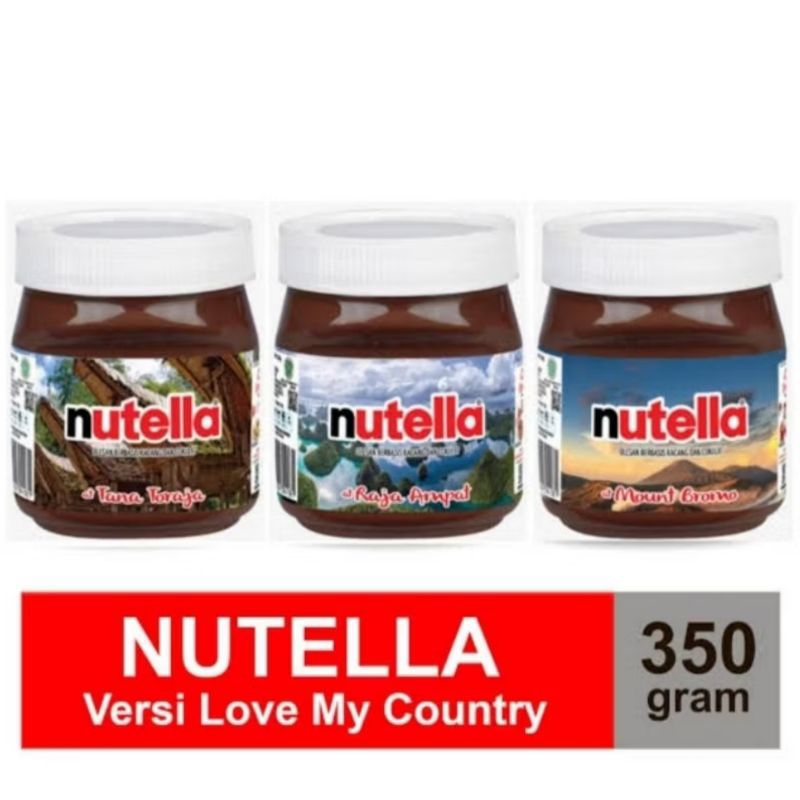 

Nutella Chocolate Hazelnut Spread / Selai Coklat Hazelnut 350 gr