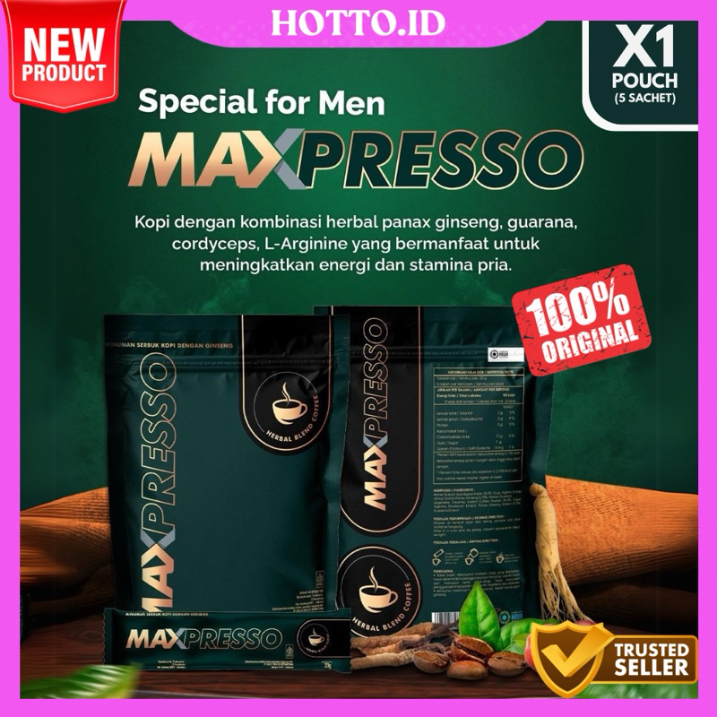 

MAXPRESSO COFFEE ARABICA KOPI STAMINA DEWASA
